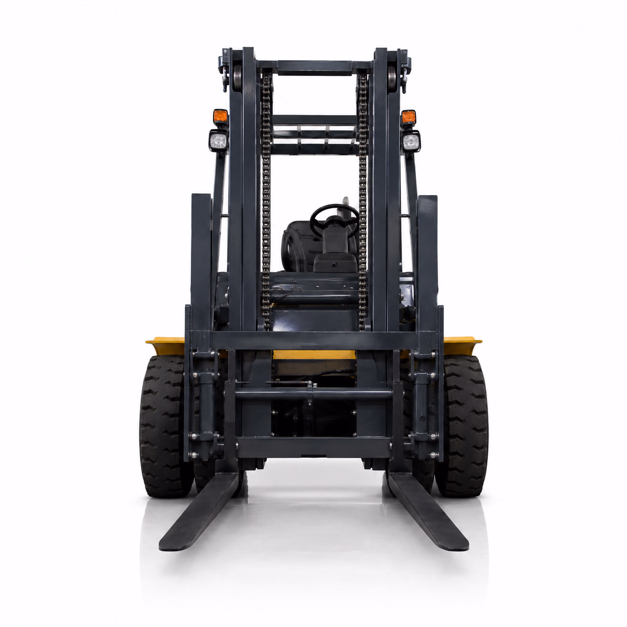 Дизельный погрузчик XCMG FD100T-P — ракурс 5
