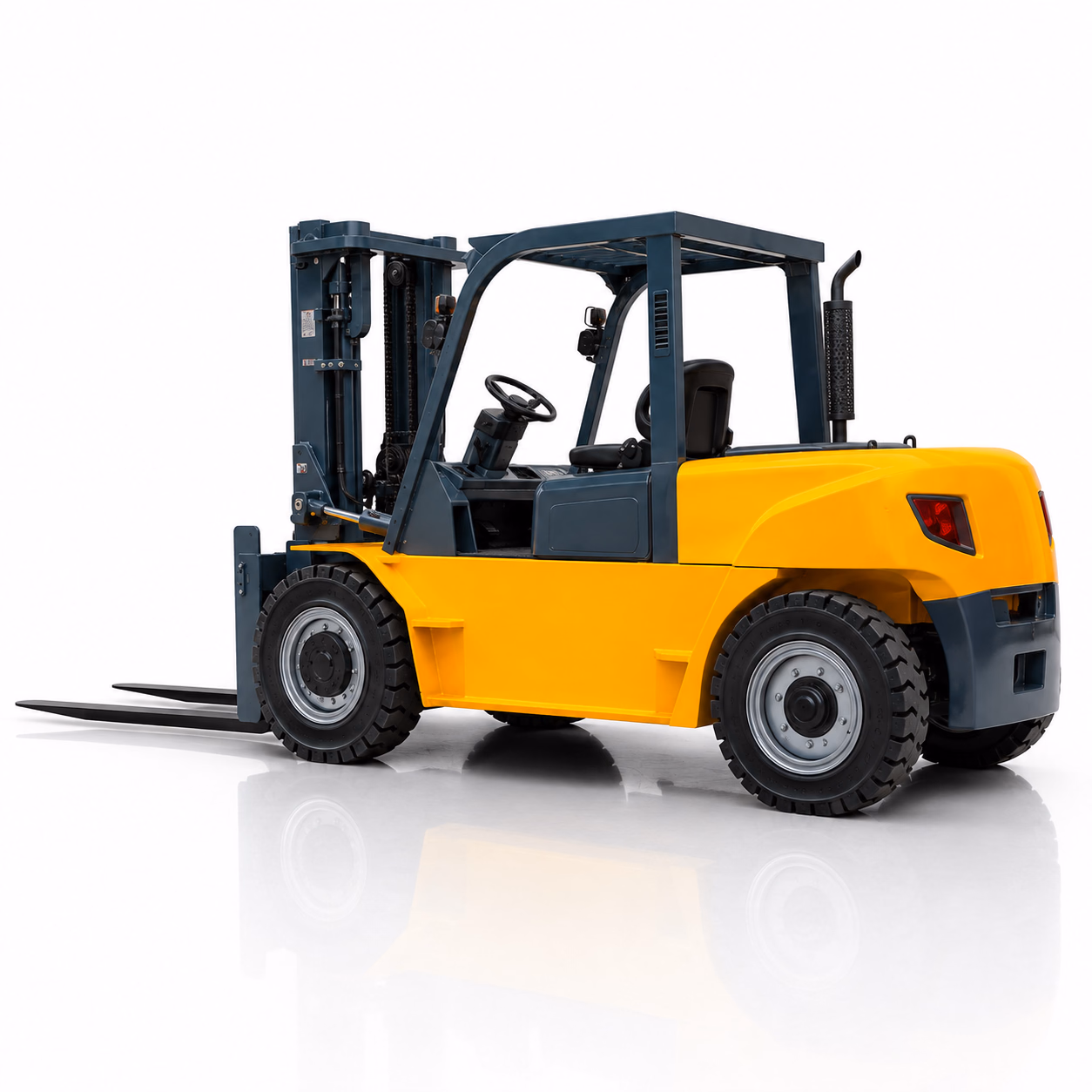 Дизельный погрузчик XCMG FD80T-P — ракурс 6