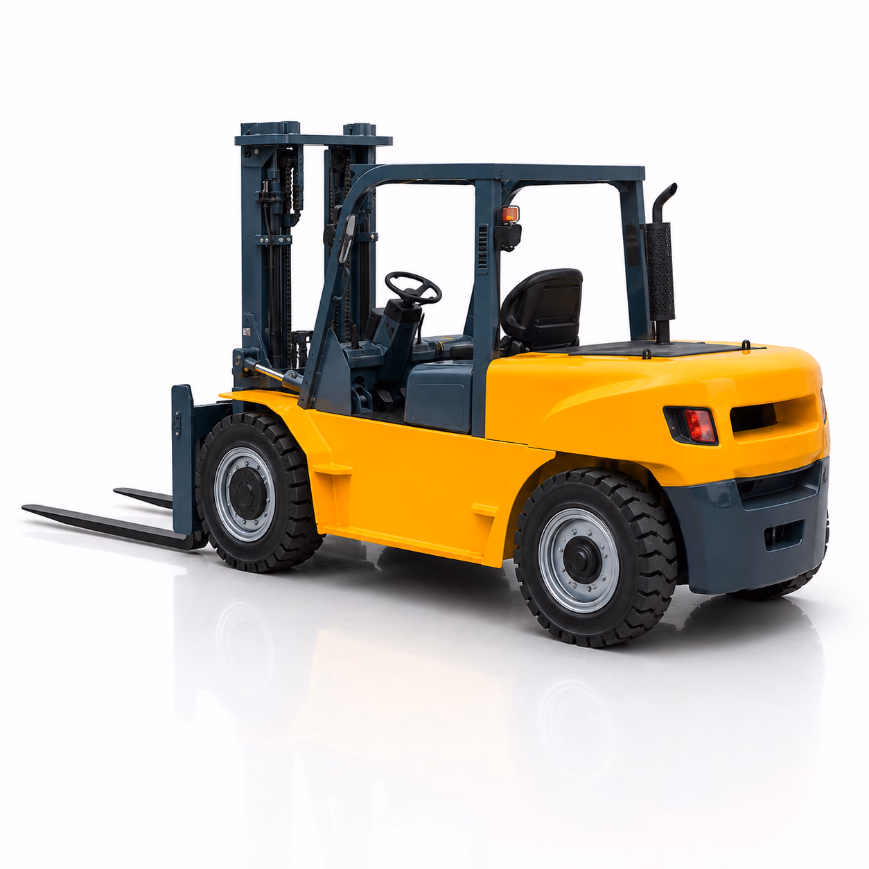 Дизельный погрузчик XCMG FD80T-P — ракурс 8