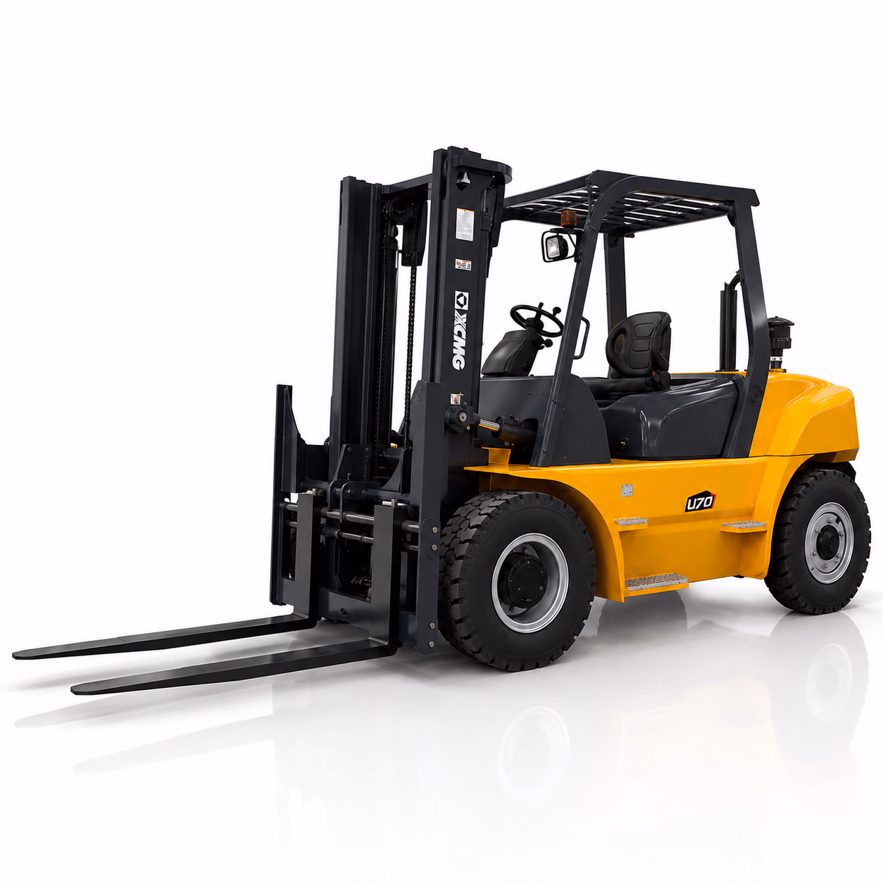 Дизельный погрузчик XCMG FD70T-P — ракурс 2