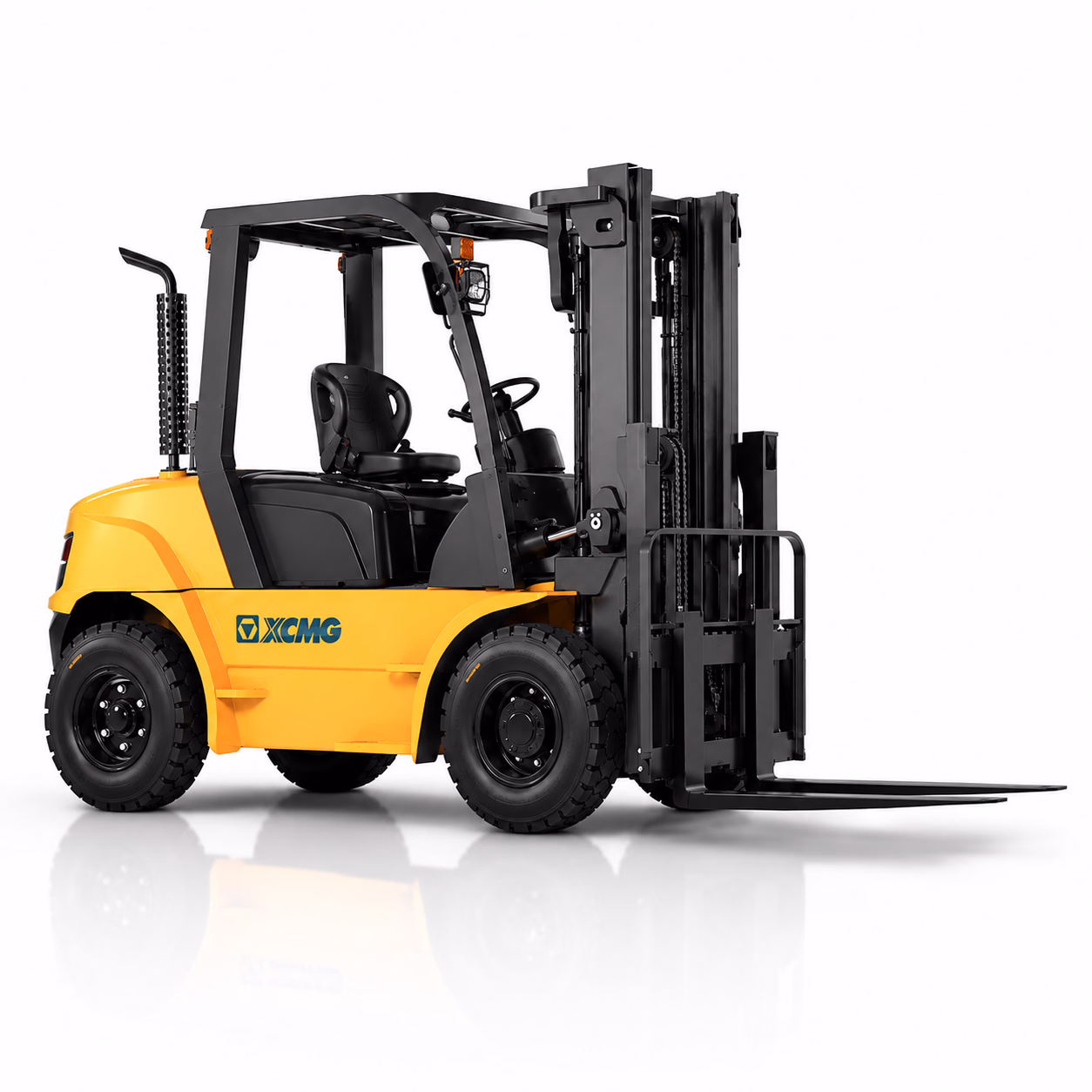 Дизельный погрузчик XCMG FD50T-P — ракурс 4