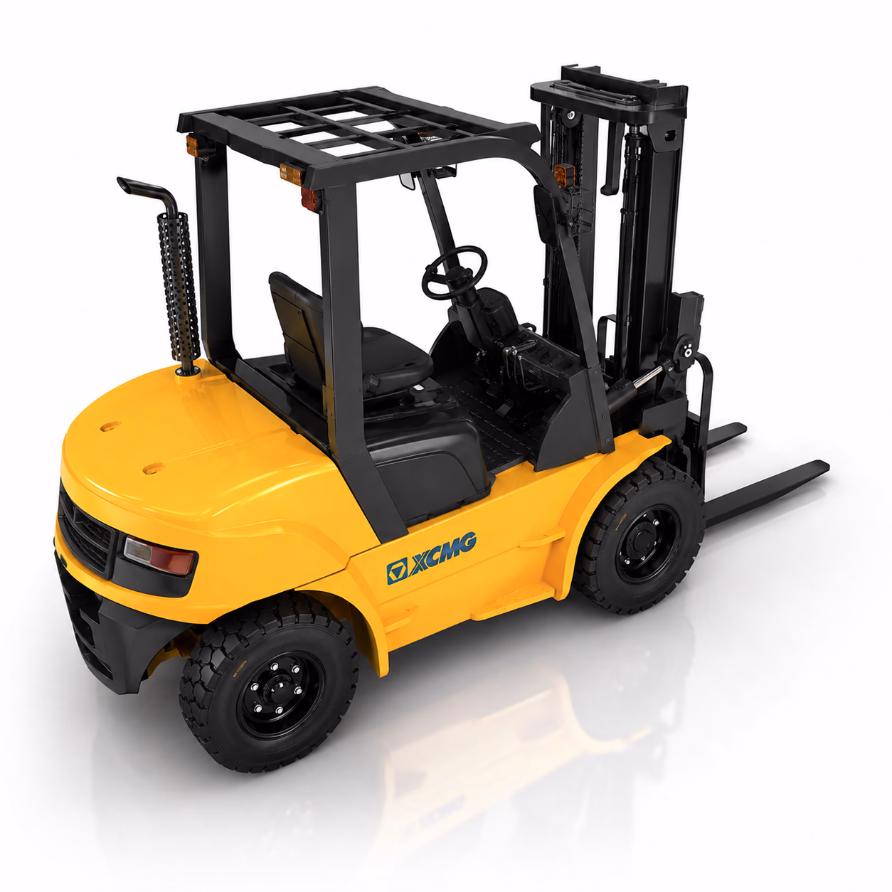 Дизельный погрузчик XCMG FD50T-P — ракурс 9