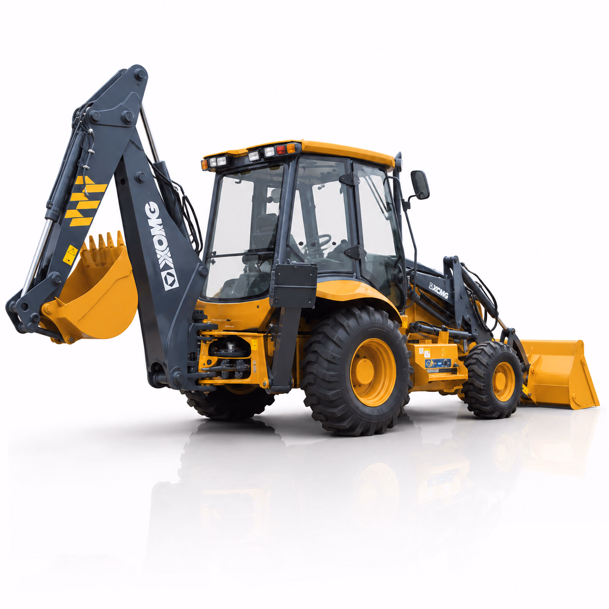 XCMG Экскаватор-погрузчик XC870HK — ракурс 4