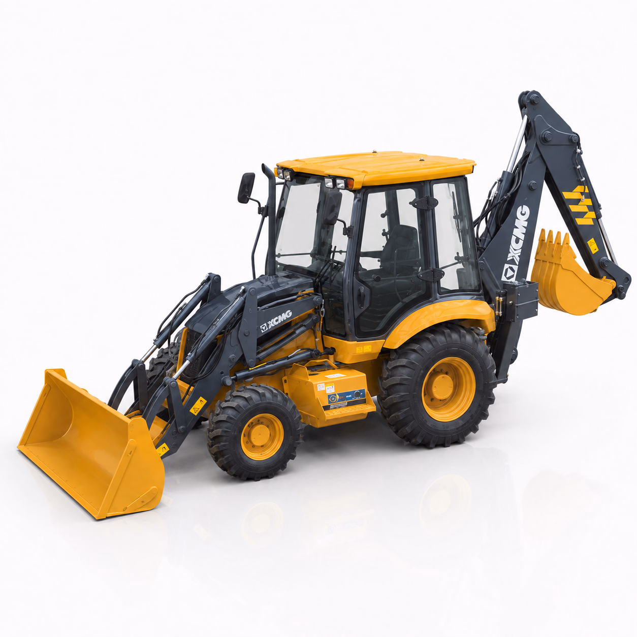 XCMG Экскаватор-погрузчик XC870HK — ракурс 8