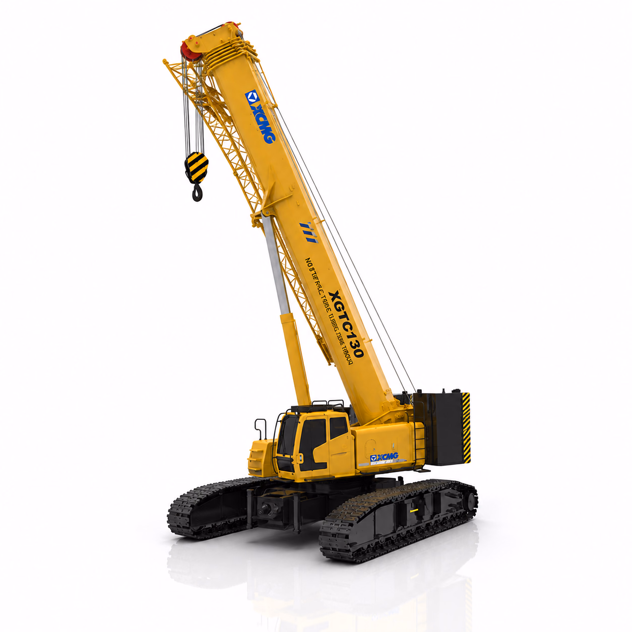 XCMG Телескопический гусеничный кран XGTC130 (130 т) — ракурс 5