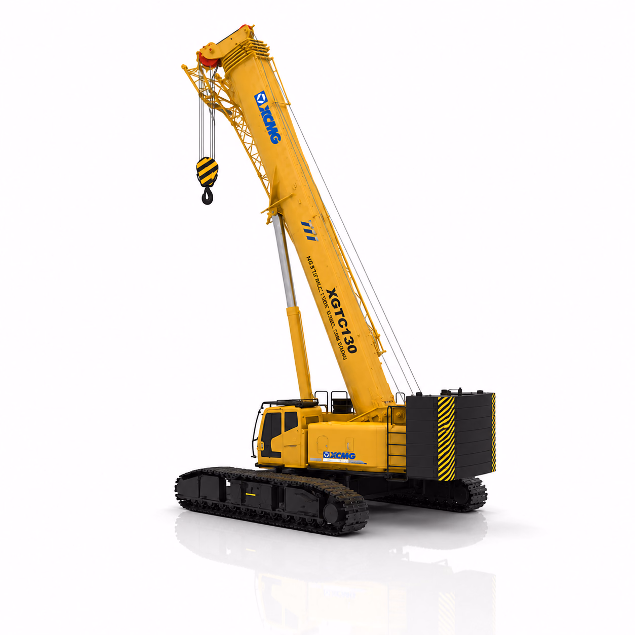 XCMG Телескопический гусеничный кран XGTC130 (130 т) — ракурс 6