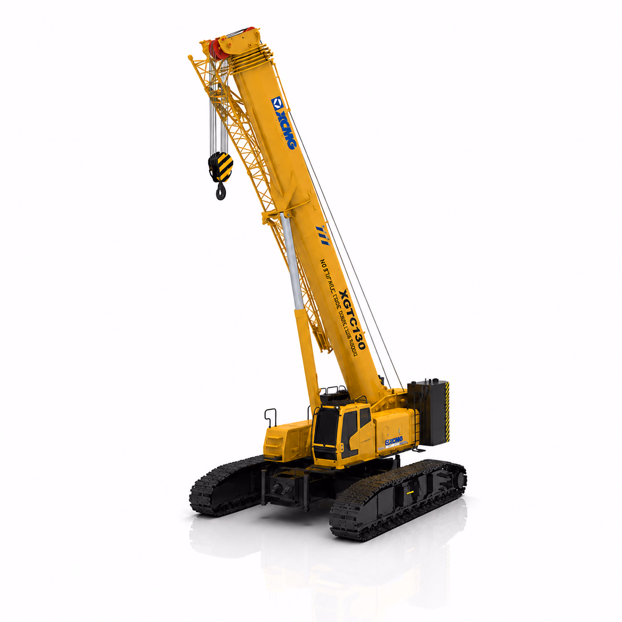 XCMG Телескопический гусеничный кран XGTC130 (130 т) — ракурс 7