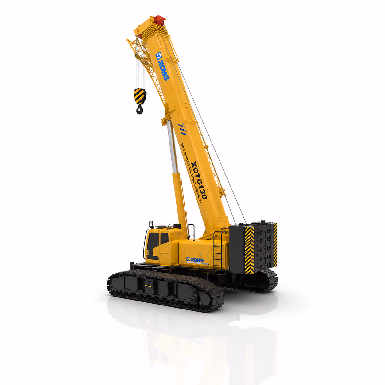 XCMG Телескопический гусеничный кран XGTC130 (130 т) — ракурс 8