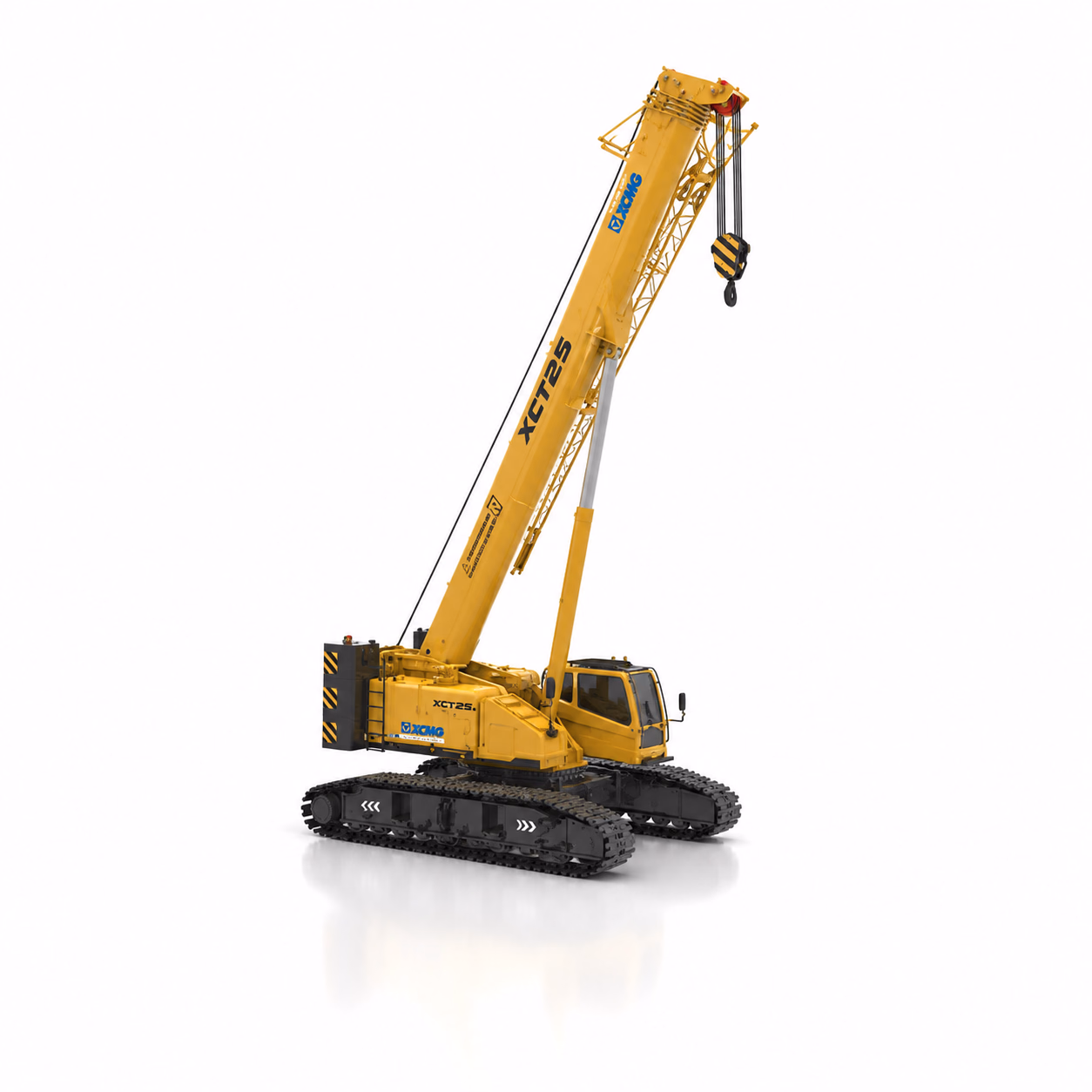 Телескопический гусеничный кран XCMG XGTC95 (95 т) — ракурс 2