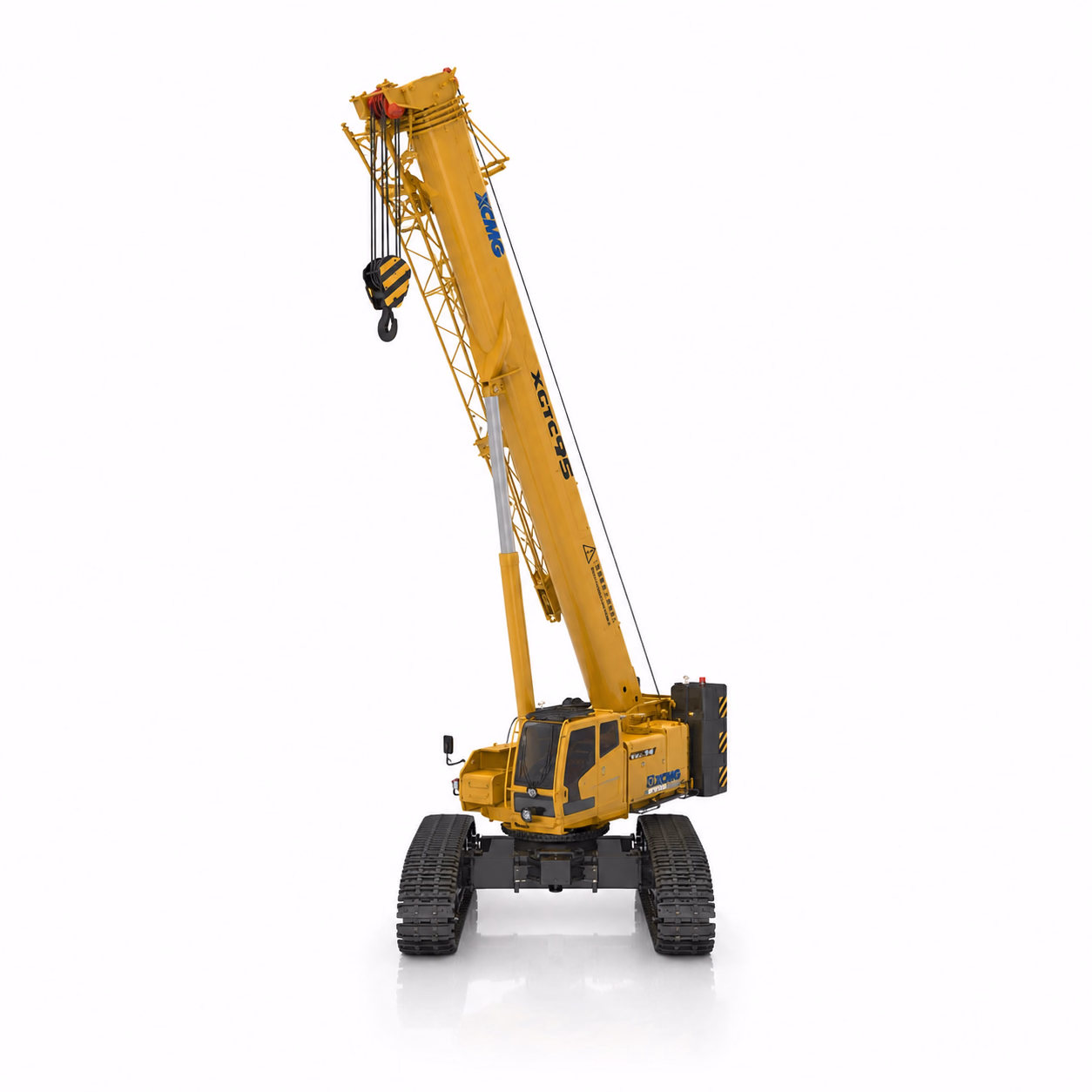 Телескопический гусеничный кран XCMG XGTC95 (95 т) — ракурс 5
