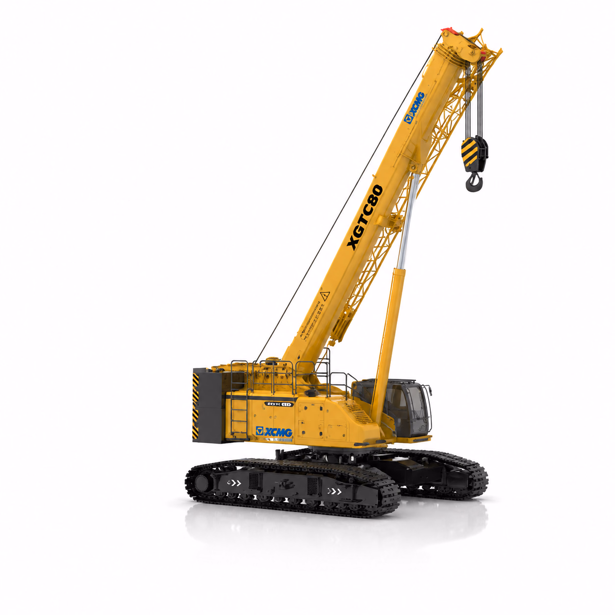 XCMG Телескопический гусеничный кран XGTC80 (80 т) — ракурс 2