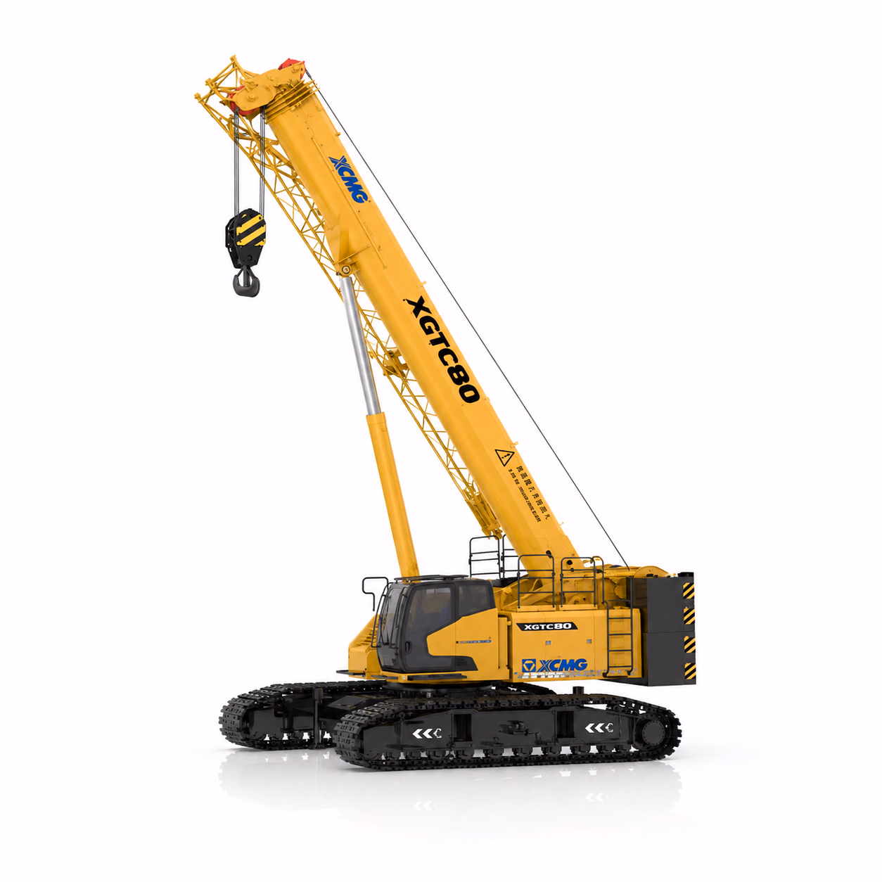 XCMG Телескопический гусеничный кран XGTC80 (80 т) — ракурс 3