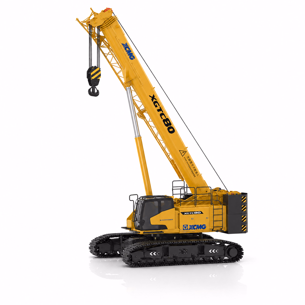 XCMG Телескопический гусеничный кран XGTC80 (80 т) — ракурс 4