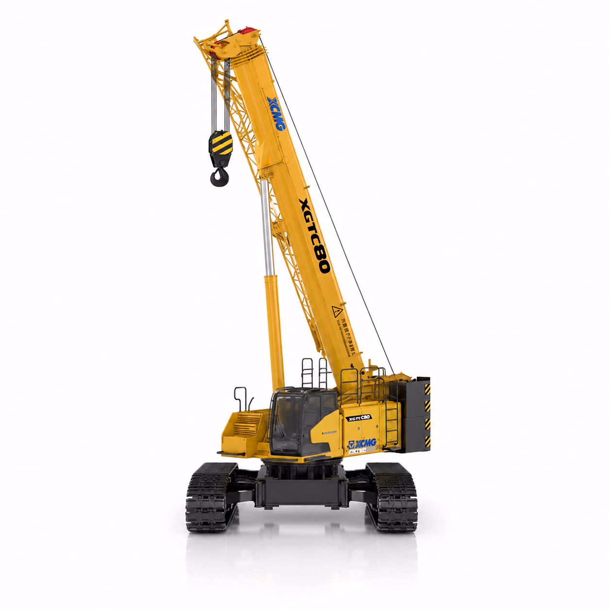 XCMG Телескопический гусеничный кран XGTC80 (80 т) — ракурс 5