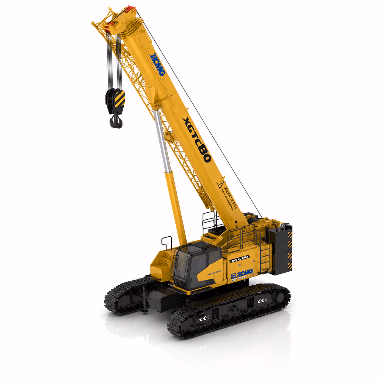 XCMG Телескопический гусеничный кран XGTC80 (80 т) — ракурс 7